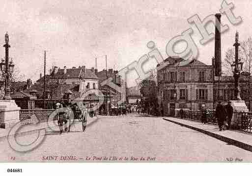 Ville de ILESAINTDENIS(L') Carte postale ancienne