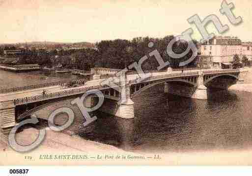 Ville de ILESAINTDENIS(L\') Carte postale ancienne Ville de ILESAINTDENIS(L\') Carte postale ancienne