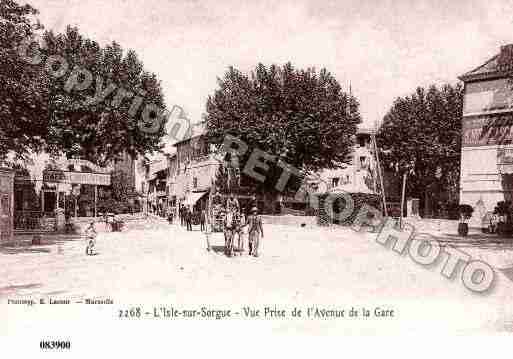 Ville de ISLESURLASORGUE(L\\\') Carte postale ancienne