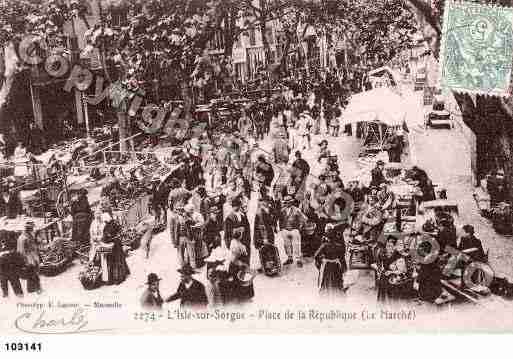 Ville de ISLESURLASORGUE(L\\\') Carte postale ancienne Ville de ISLESURLASORGUE(L\\\') Carte postale ancienne