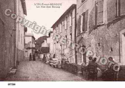 Ville de ISLESURLASORGUE(L\') Carte postale ancienne