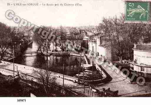 Ville de ISLESURLASORGUE(L\') Carte postale ancienne