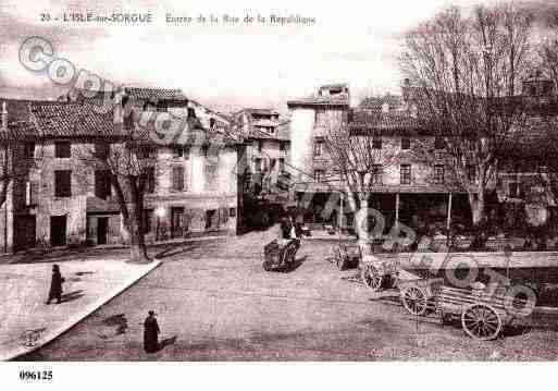 Ville de ISLESURLASORGUE(L\\\') Carte postale ancienne