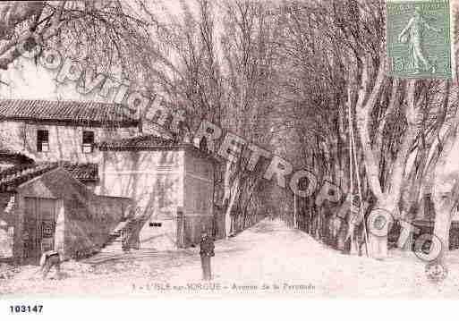 Ville de ISLESURLASORGUE(L\') Carte postale ancienne