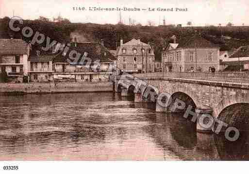 Ville de ISLESURLEDOUBS(L') Carte postale ancienne