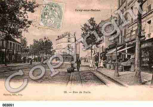 Ville de IVRYSURSEINE Carte postale ancienne