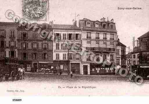 Ville de IVRYSURSEINE Carte postale ancienne