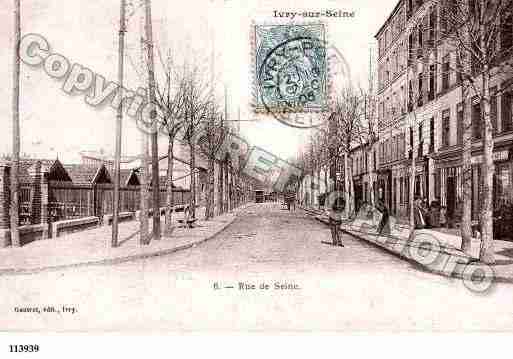 Ville de IVRYSURSEINE Carte postale ancienne