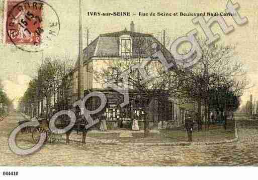 Ville de IVRYSURSEINE Carte postale ancienne Ville de IVRYSURSEINE Carte postale ancienne
