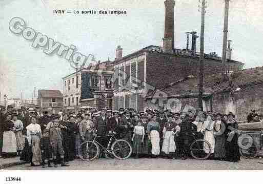 Ville de IVRYSURSEINE Carte postale ancienne