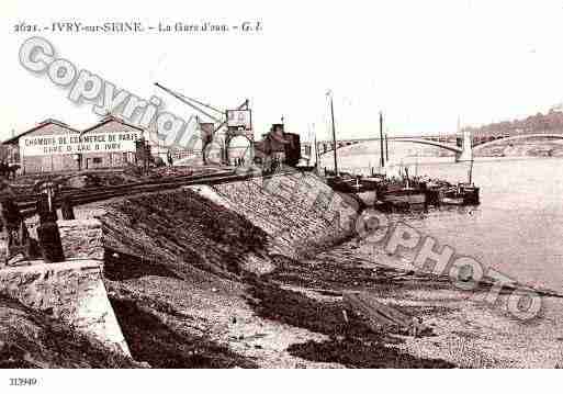 Ville de IVRYSURSEINE Carte postale ancienne Ville de IVRYSURSEINE Carte postale ancienne