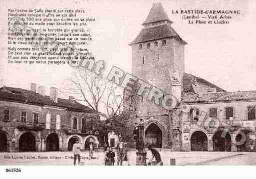 Ville de LABASTIDED\'ARMAGNAC Carte postale ancienne