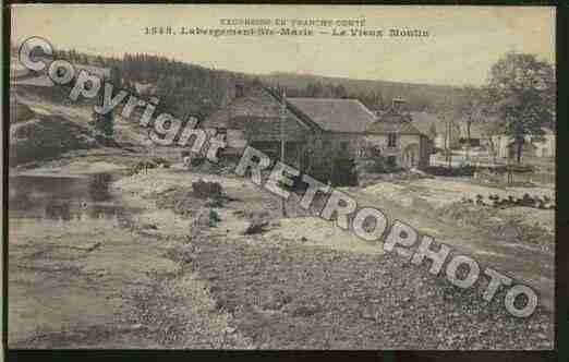 Ville de LABERGEMENTSAINTEMARIE Carte postale ancienne