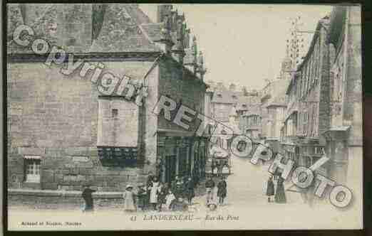 Ville de LANDERNEAU Carte postale ancienne