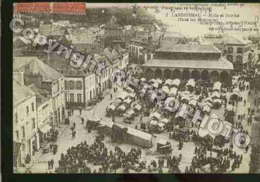 Ville de LANDIVISIAU Carte postale ancienne