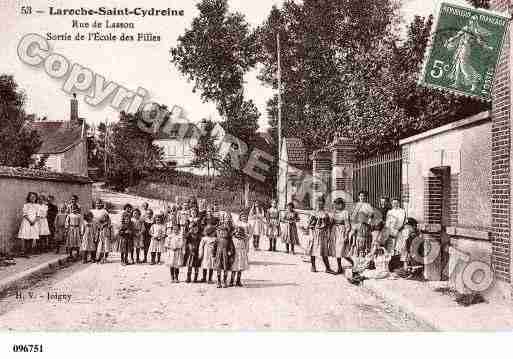 Ville de LAROCHESAINTCYDROINE Carte postale ancienne