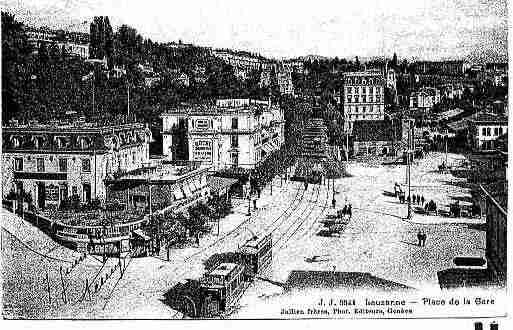 Ville de LAUSANNE Carte postale ancienne Ville de LAUSANNE Carte postale ancienne