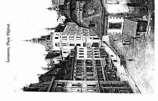 Ville de LAUSANNE Carte postale ancienne Ville de LAUSANNE Carte postale ancienne