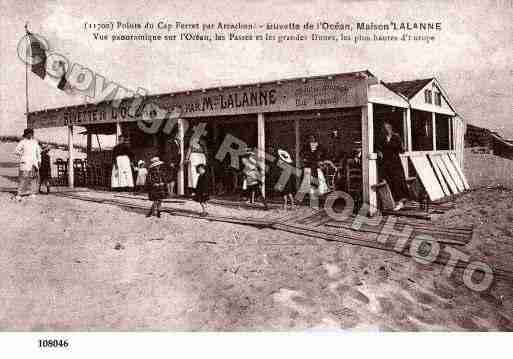 Ville de LEGECAPFERRET Carte postale ancienne