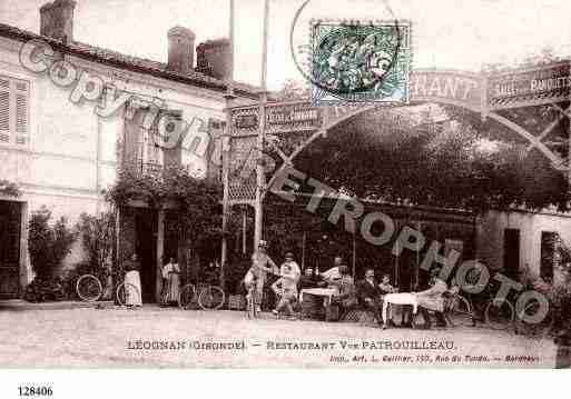 Ville de LEOGNAN Carte postale ancienne