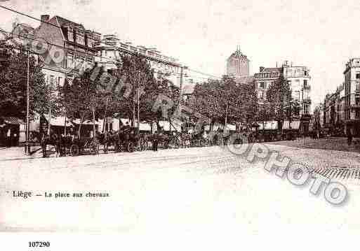 Ville de LIEGE Carte postale ancienne