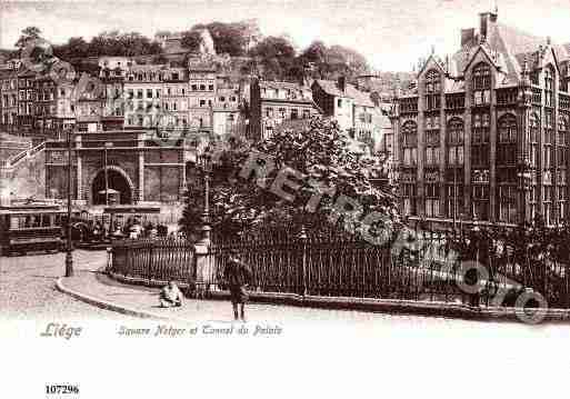 Ville de LIEGE Carte postale ancienne