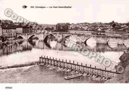 Ville de LIMOGES Carte postale ancienne