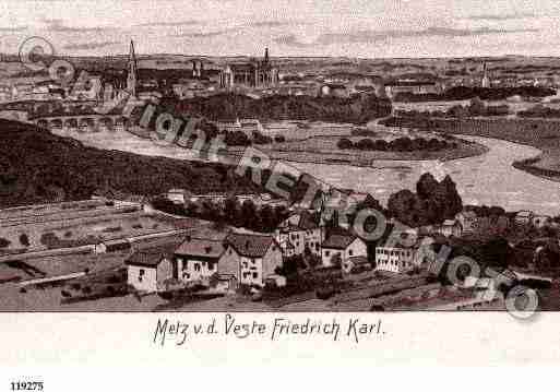 Ville de LONGEVILLELESMETZ Carte postale ancienne