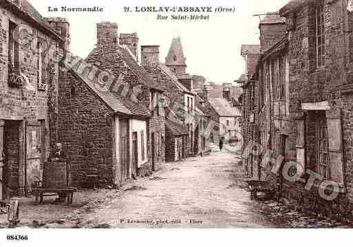 Ville de LONLAYL\'ABBAYE Carte postale ancienne