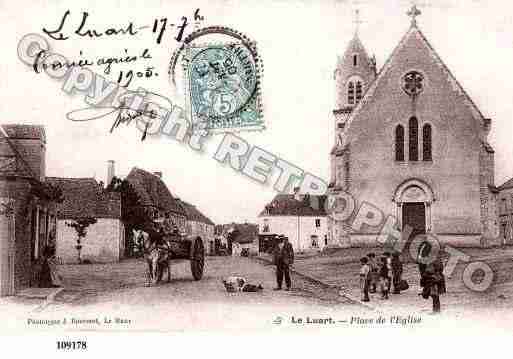 Ville de LUART(LE) Carte postale ancienne