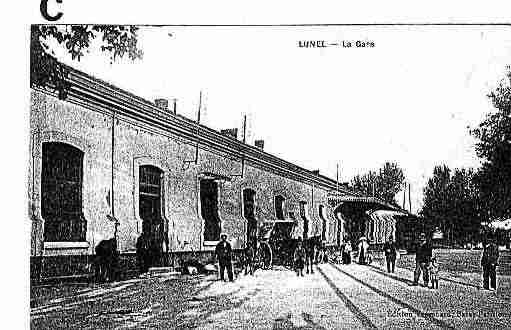 Ville de LUNEL Carte postale ancienne