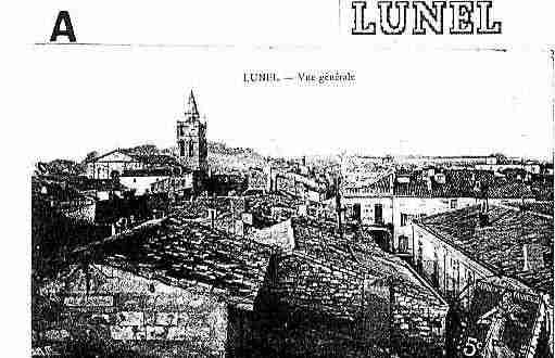 Ville de LUNEL Carte postale ancienne