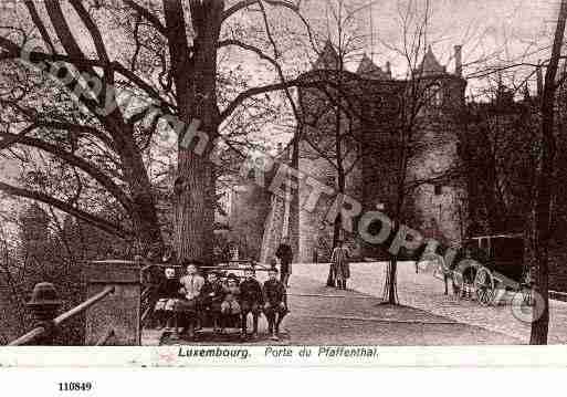 Ville de LUXEMBOURG Carte postale ancienne