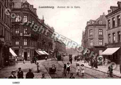 Ville de LUXEMBOURG Carte postale ancienne