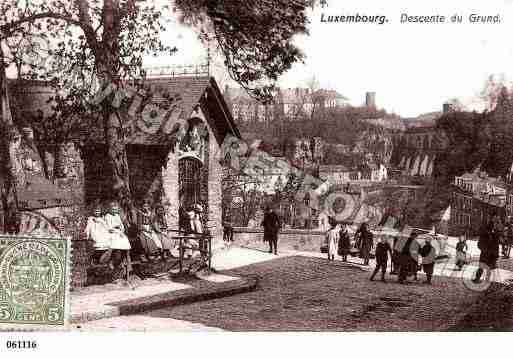 Ville de LUXEMBOURG Carte postale ancienne Ville de LUXEMBOURG Carte postale ancienne