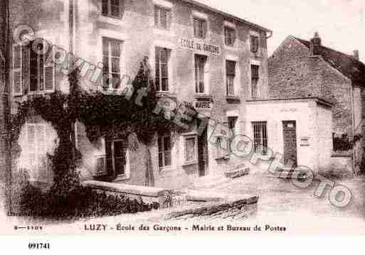 Ville de LUZYSAINTMARTIN Carte postale ancienne