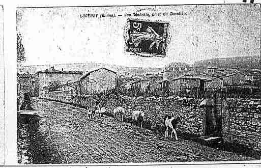 Ville de LYON Carte postale ancienne
