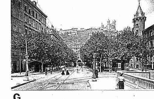 Ville de LYON Carte postale ancienne