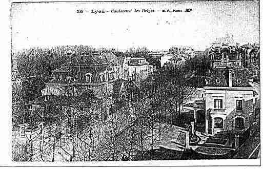 Ville de LYON Carte postale ancienne