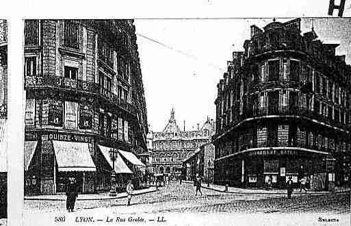 Ville de LYON Carte postale ancienne