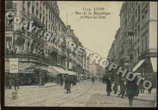 Ville de LYON Carte postale ancienne