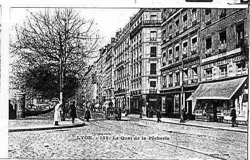 Ville de LYON Carte postale ancienne