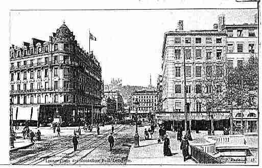 Ville de LYON Carte postale ancienne