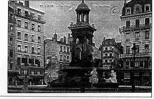 Ville de LYON Carte postale ancienne