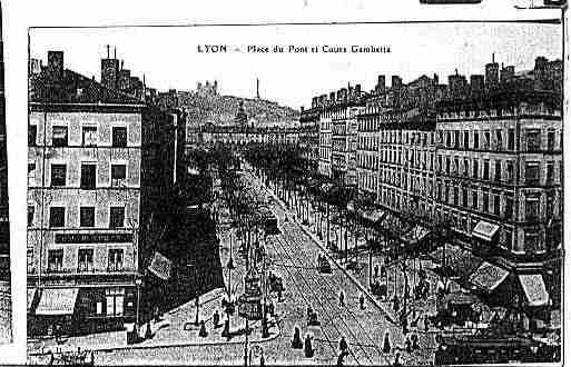 Ville de LYON Carte postale ancienne