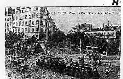 Ville de LYON Carte postale ancienne