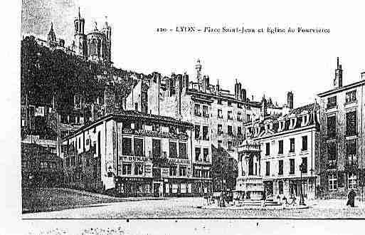 Ville de LYON Carte postale ancienne