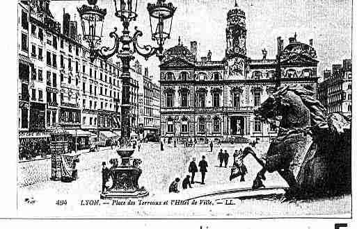 Ville de LYON Carte postale ancienne