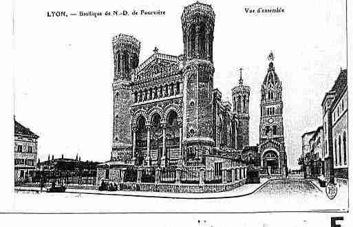 Ville de LYON Carte postale ancienne