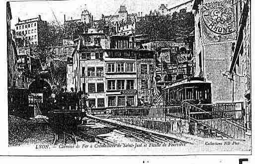 Ville de LYON Carte postale ancienne